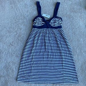 Brand new Gilly Hicks Navy stripe dress